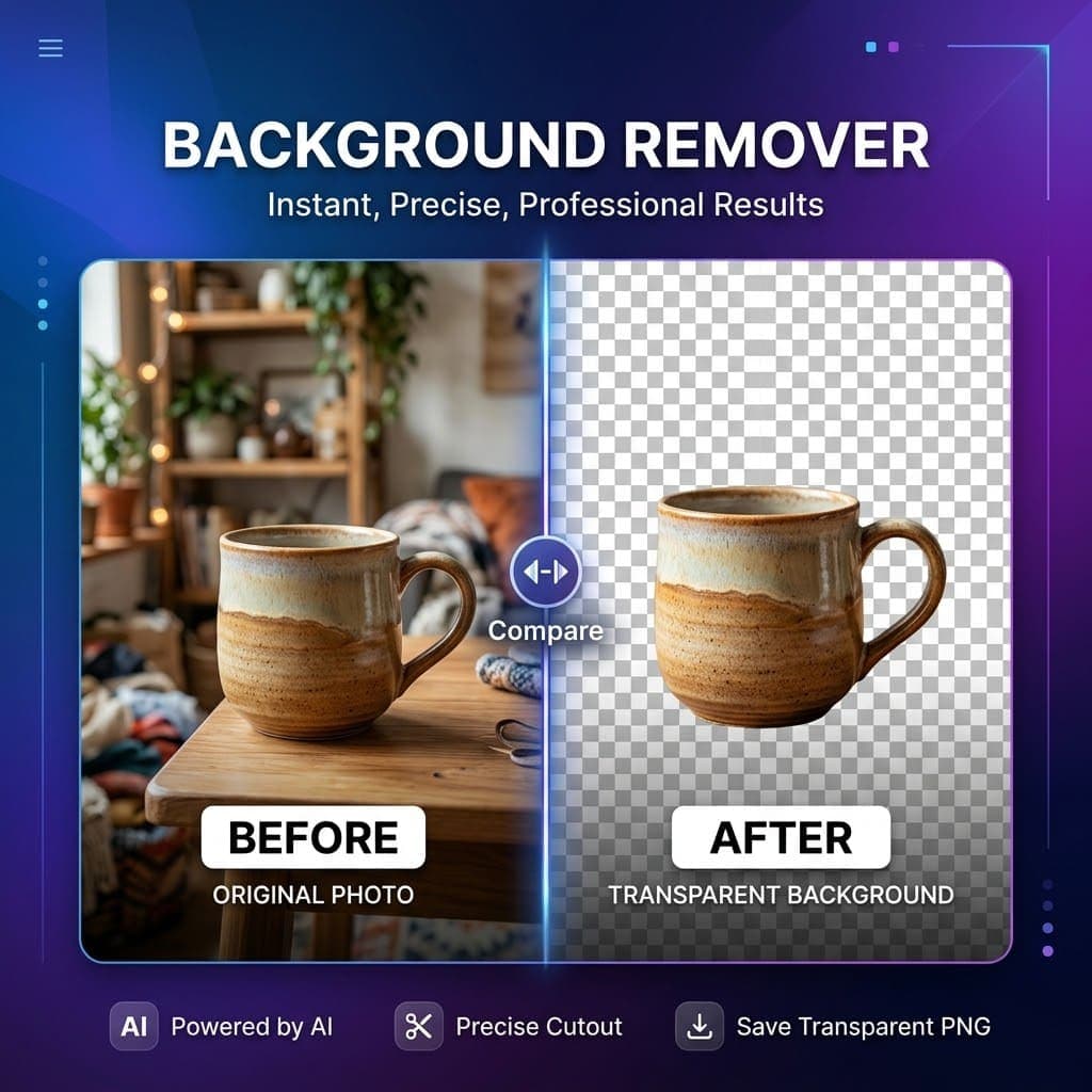 إزالة الخلفية بالذكاء الاصطناعي